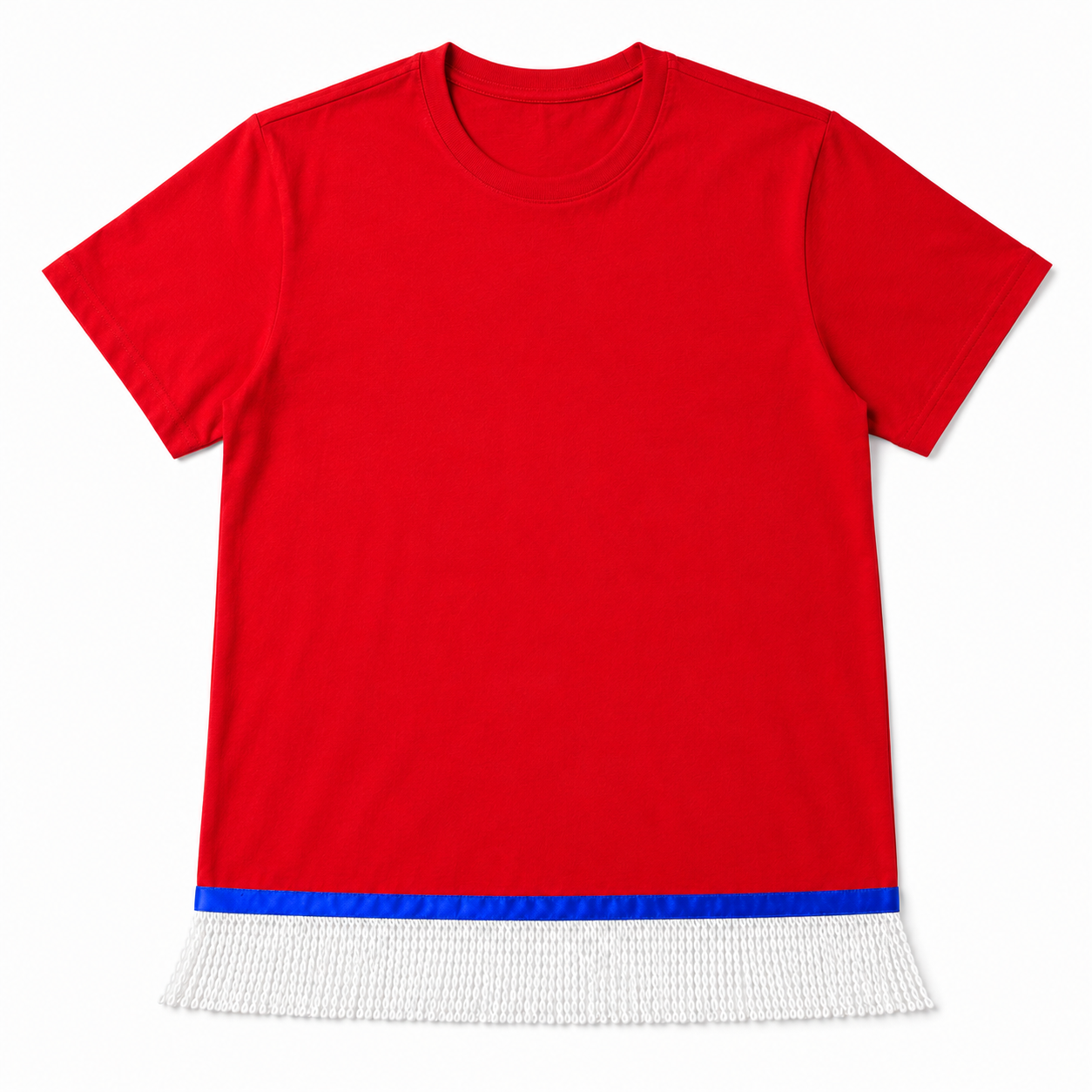 Plain T Shirts With Fringes (All Colors)