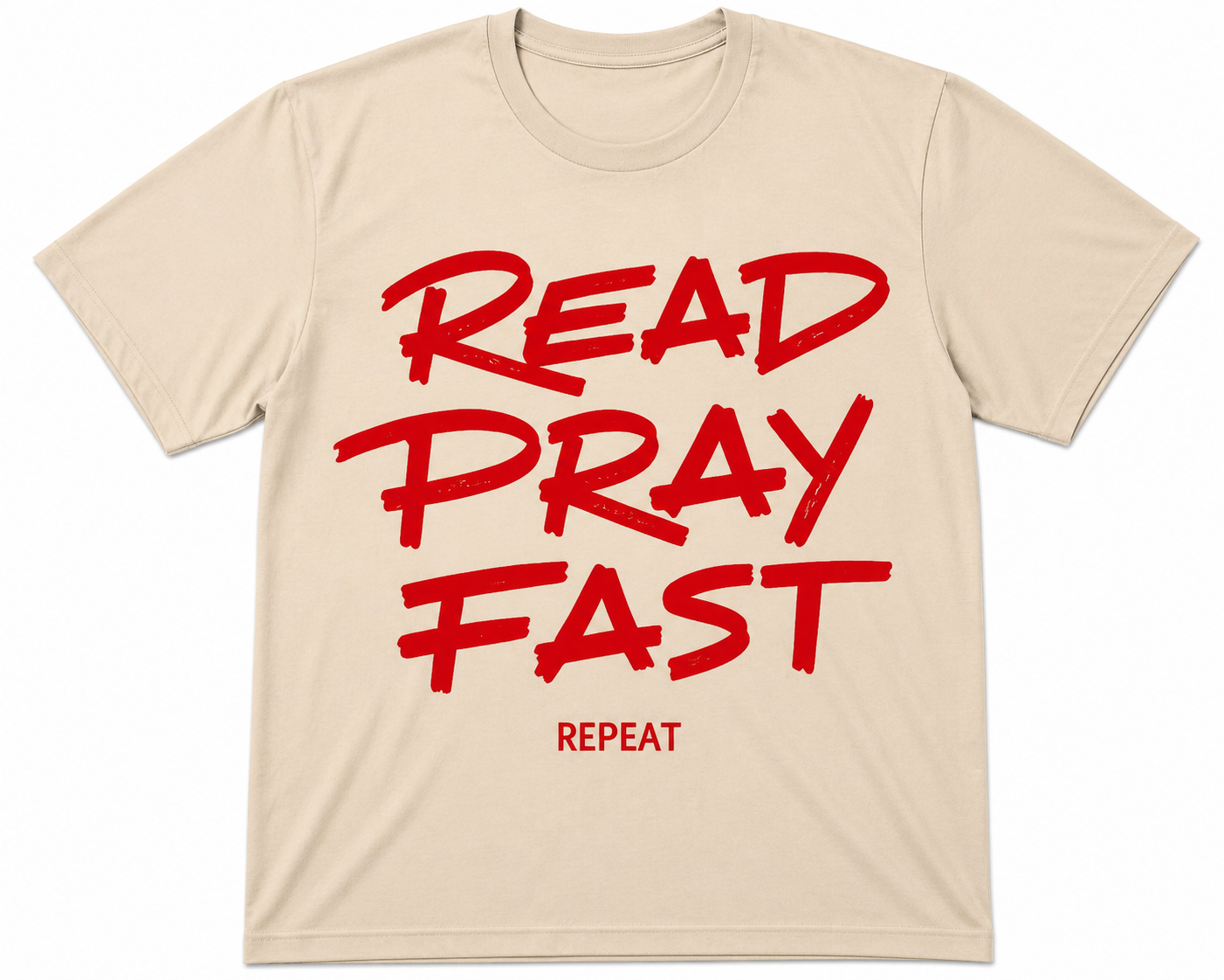 Read Pray Fast Repeat ( Fringed)