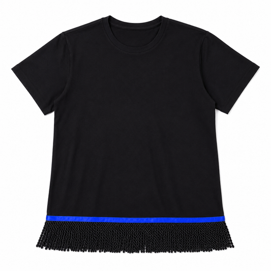Kids Plan Tshirts With Fringes