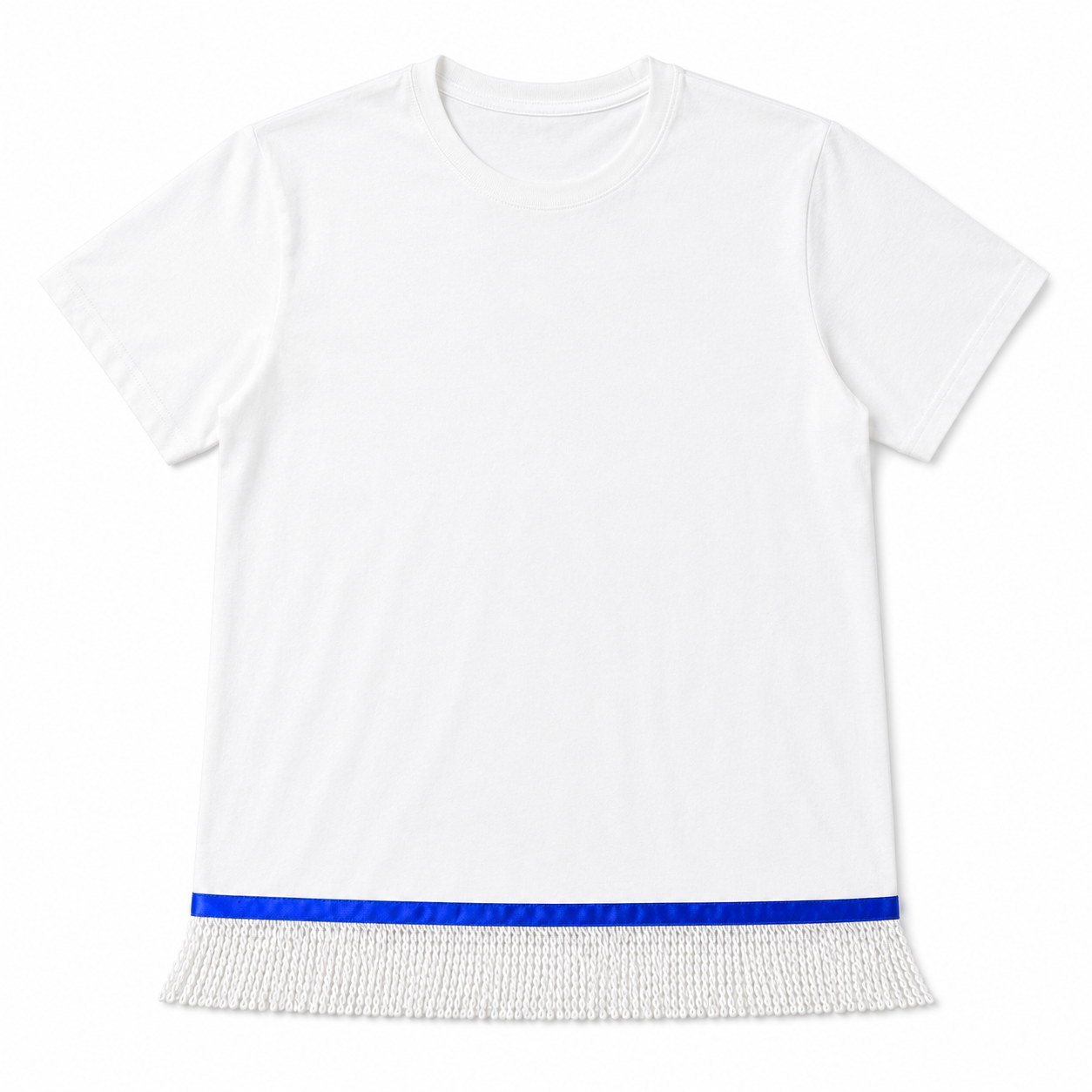 Plain T Shirts With Fringes (All Colors)